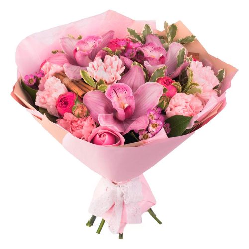 Букет "Розовый шарм"