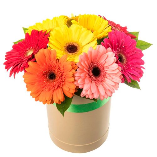 Цветочная композиция «Яркий калейдоскоп»