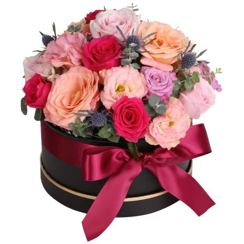 Цветы в коробке «Легенда»