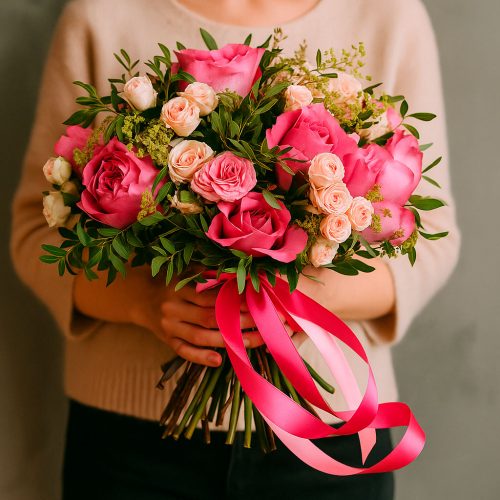 Букет цветов «Маскарадный Вальс»