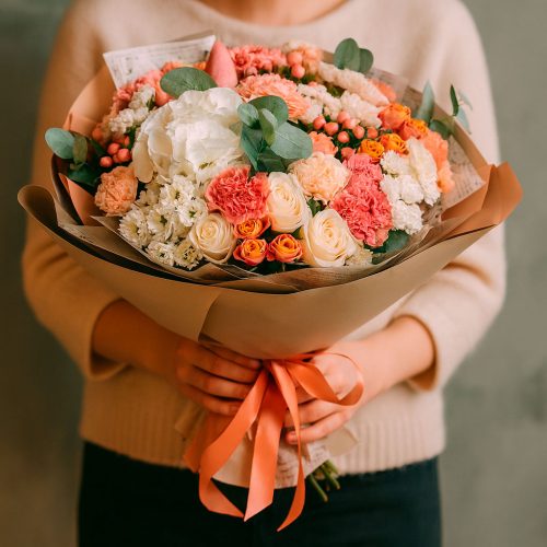 Букет цветов «Нежная любовь»