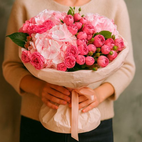 Букет цветов «Нежный поцелуй»