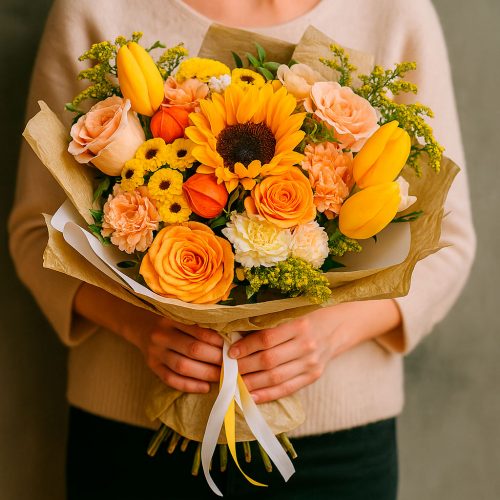 Букет цветов «Вихрь»