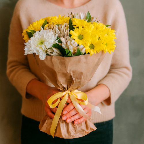 Флористический букет «Тайна»