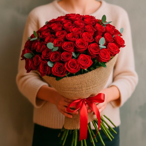 Монобукет «Красное очарование»