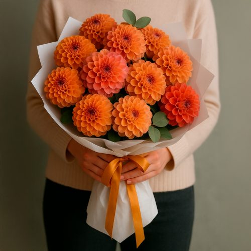 Монобукет «Оранжевый Шарм»